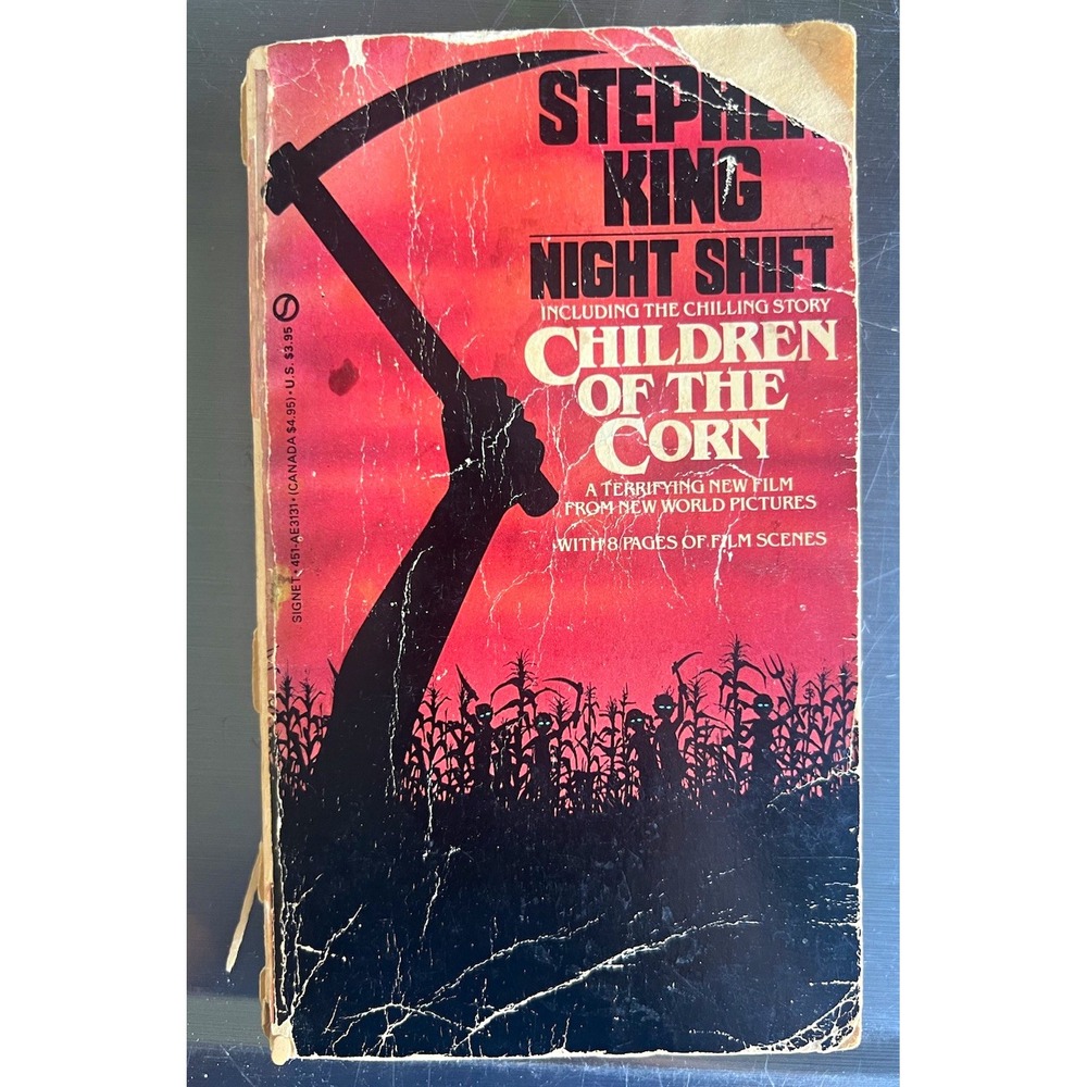 Stephen King Night Shift Children of the Corn Movie Tie-In Signet Paperback 1984